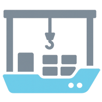 Wereldbol met vergrootglas